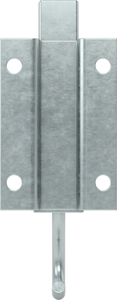 Yaylı Kayar Cıvata Mandalı, Kanca Çekmeli, Ofset Cıvatalı, 3/4" Çıkıntı