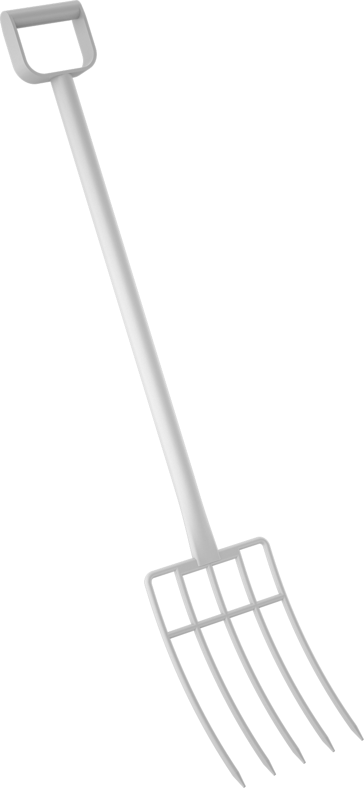 Stainless Steel Scooping Pitchfork with D-Handle