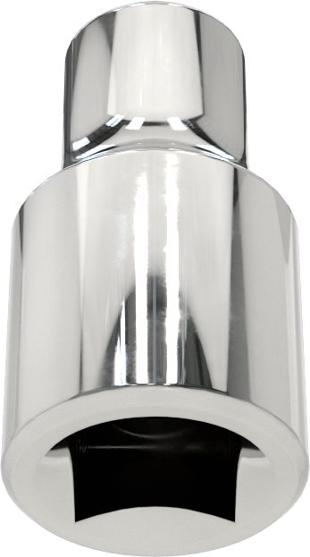 12 Uçlu Standart Lokma Anahtarı, Krom, 1/4" Tahrik, 4.5 mm Boyut