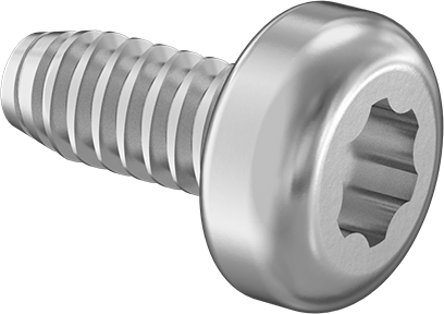 Yumuşak Metal için Diş Şekillendirme Vidaları, Çinko Kaplı Çelik, Torx-Plus Tahrik