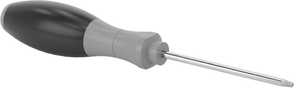 Kurcalamaya Dayanıklı Torx Tornavida, Ultra Grip, T10 Tahrik Boyutu — Standart, Sürücü, T10