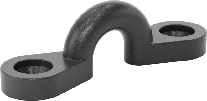Maksimum 5/16" Halat Çapı için Naylon Halat Kılavuzu — Nylon, Plastic, 1⁄4", 1 13⁄32"
