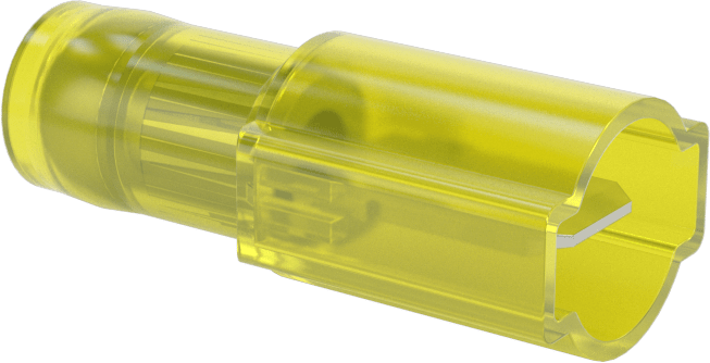 Tam Yalıtımlı Faston Terminaller, Erkek, Çift Sıkma, 12-10 AWG için, 0.250" Tırnak Genişliği