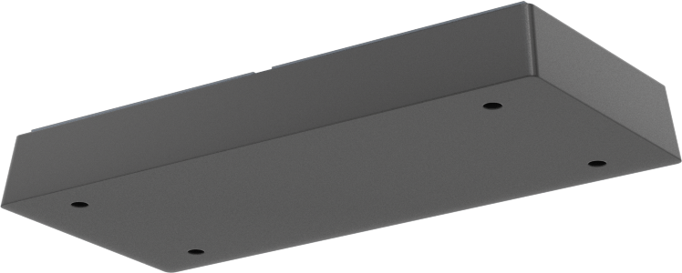 Kapalı Seramik Mıknatıs, Çizilmez, 0.24" Kalınlık, 51/64" Genişlik, 1-49/64" Uzunluk