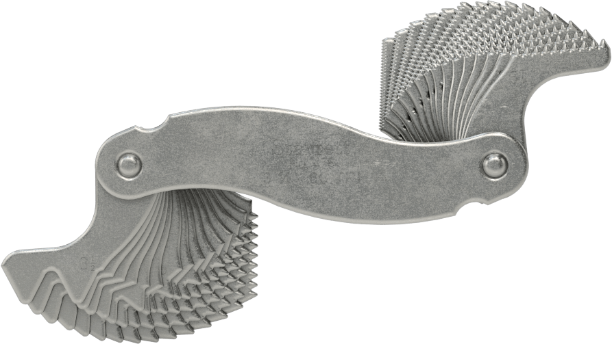 30 Tanımlayıcı, Bsw Diş/İnç, Starrett No. 476 — Bolts, Nuts, Screws, Threaded Rods, 30, Çelik