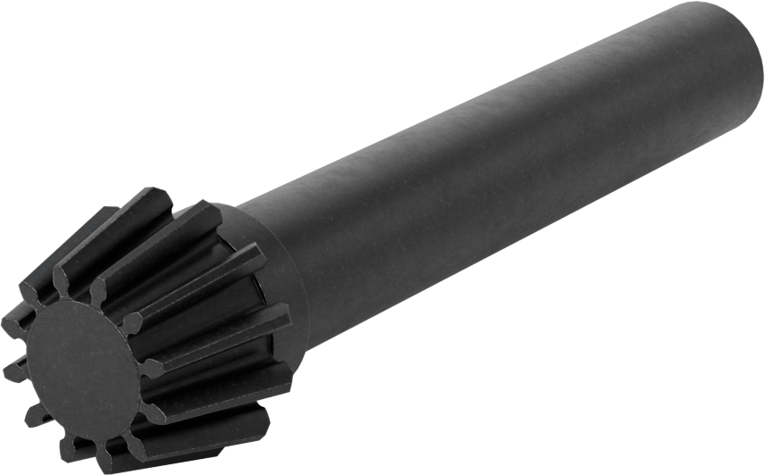 Metal Şaft Monteli Konik Pinyon, 20 mm Genişlik Yüzü — 5:1, Eğim, Dişli