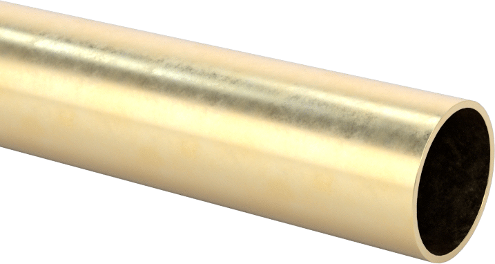 Ultra Şekillendirilebilir 260 Pirinç, 300 mm Uzunlukta Boru, 10mm Dış Çap — 10 mm, 9.1 mm, Yuvarlak Boru