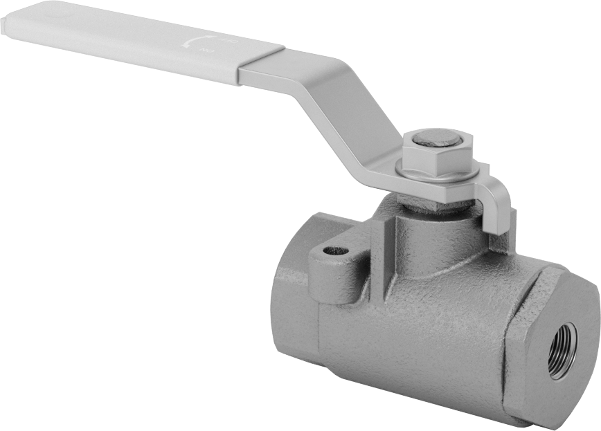 Dişli Açma/Kapama Vanası, Kolu Olan Bronz, 7/16"-20 SAE Dişi — UN/UNF (SAE Düz), Bronz, Standart