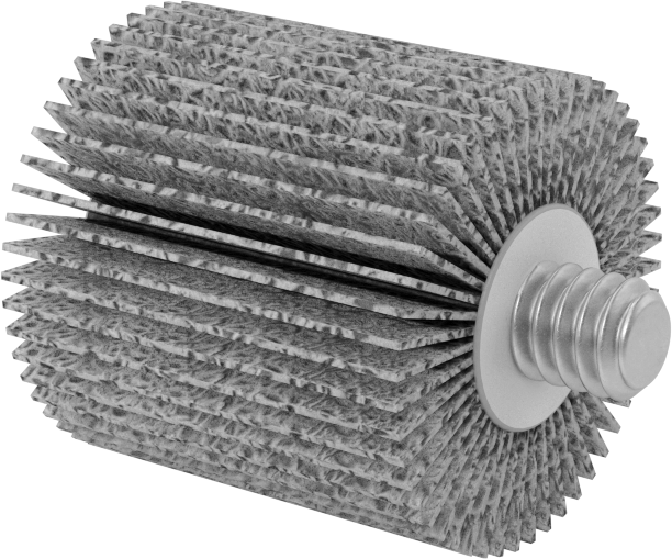 Lamelli Zımpara Çarkı, Dişli Saplamalı, Uzun Ömürlü, 60 Kum, 1" Çap