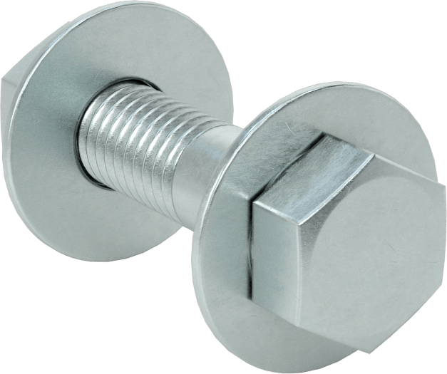 Boru Flanşları için Altıköşe Başlı Vida ve Pul Kiti, 1/2 Boyutlu Boru Flanşı için, 1/2"-13 Boyut, 18-8 Paslanmaz Çelik, 16 Parça