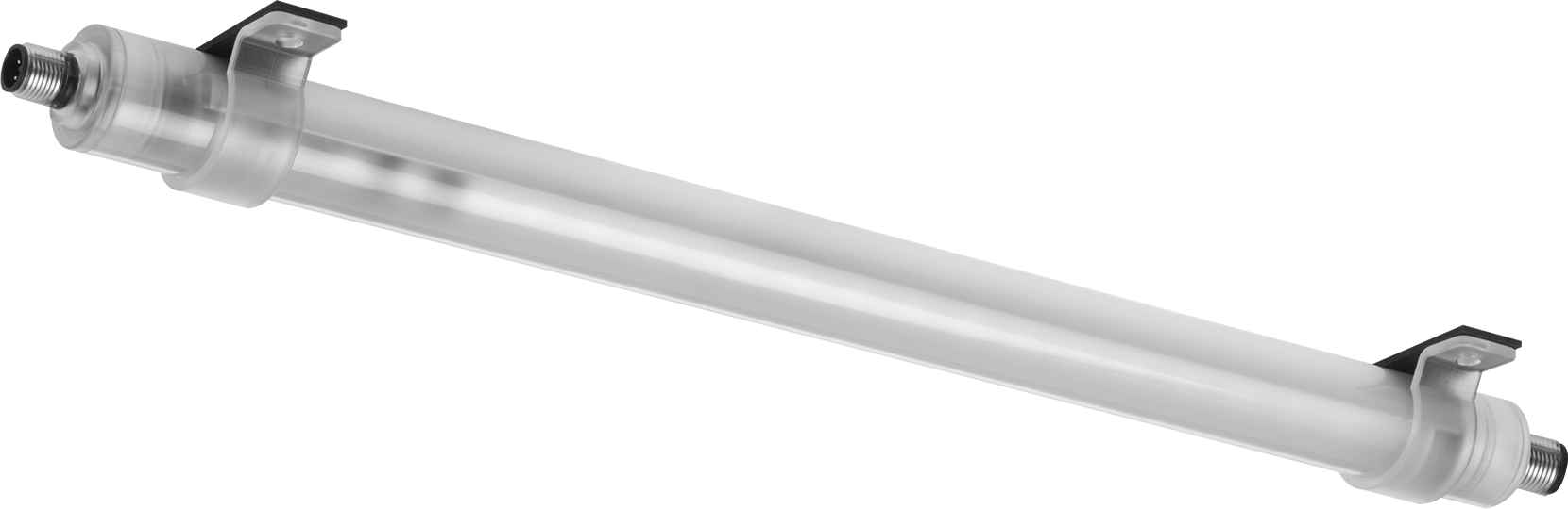 Boru Şeklinde Makine Işığı, Kademeli, 1" Çap x 19-1/4" Toplam Uzunluk, 1200 lümen