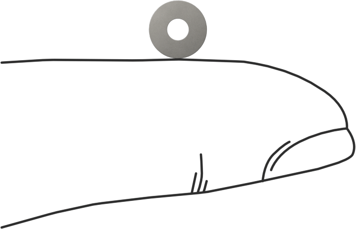 Sert Fiber Pullar, 2 Numaralı Vida için, 0.094" İç Çap, 0.250" Dış Çap, 0.014"-0.016" Kalınlık
