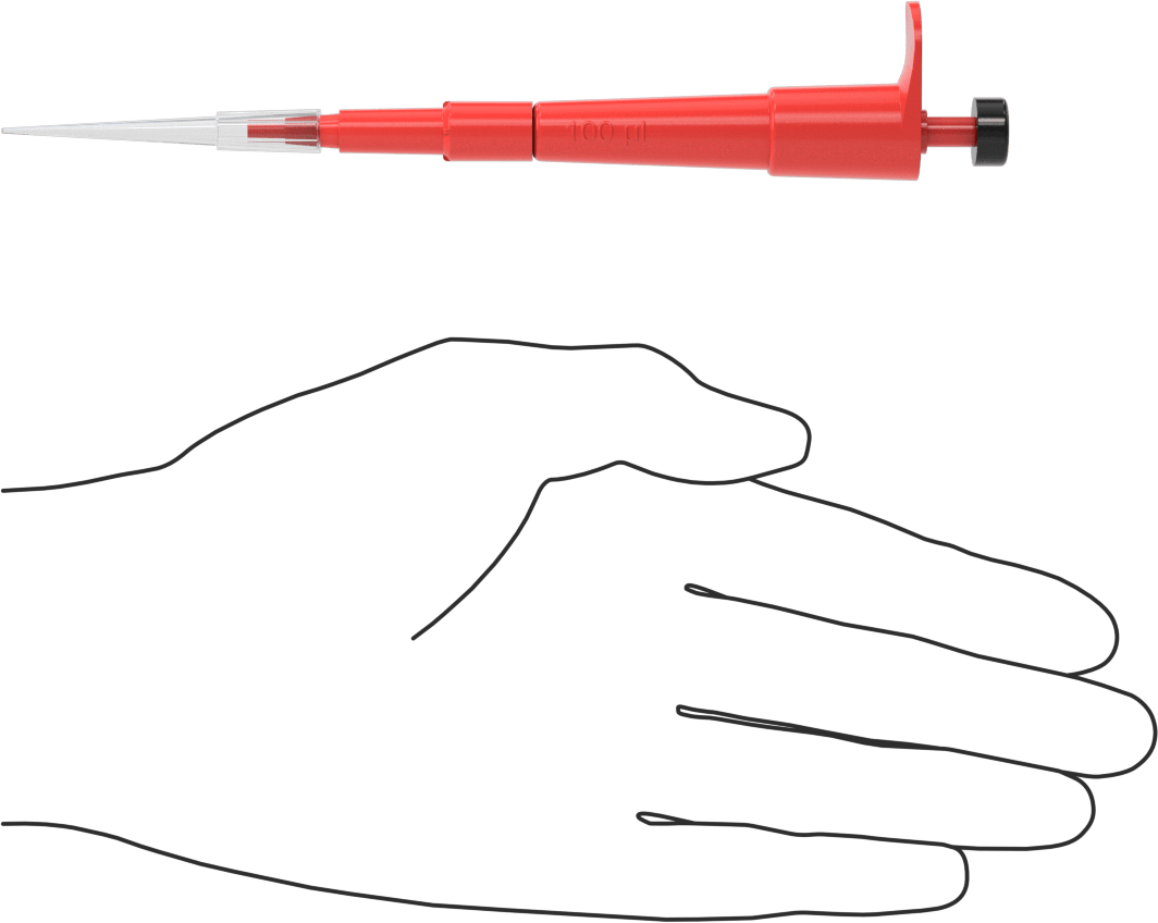 Mikropipet, 0.1 ml Kapasite