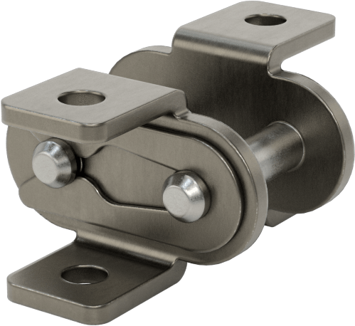 Bağlantı Makaralı Zincir Halkası, ANSI Numara 40 Zincir için KK-1 Tırnak Bağlantı Halkası — 40, Attachment, Standard, Çıkıntı