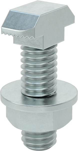 T-Yivli Çerçeve, Çekiç Somunu ve 5/16"-18 Dişli Saplama, 1.5 inç ve 40 mm Ray