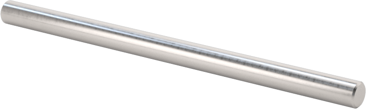 Döner Mil, 12L14 Karbon Çelik, 3 mm Çap, 50 mm Uzunluk
