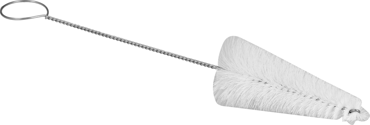 3-1/2" Uzunluk x 3/8"-1-1/2" Çaplı Şişe Fırçası — 3⁄8" to 1 1⁄2", Plastic, Polyester Plastic, 9"