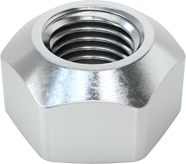 Top-Lock Deforme Edilmiş Dişli Kilit Somunu, Çinko Kaplı Çelik, M10 x 1.25 mm Diş