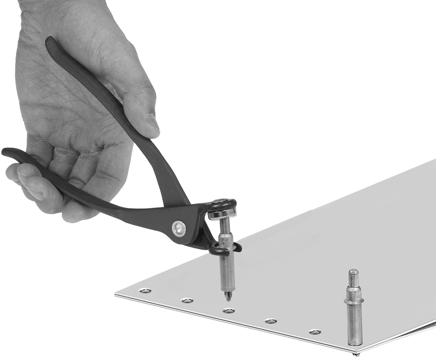 Delik Tutucu Panel Hizalama Kelepçesi, 3/32" Dış Çap, #40 Matkap Ucu Boyutu için, 2" Toplam Uzunluk