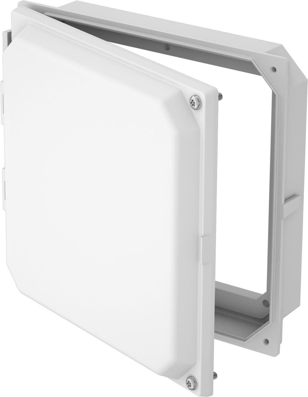 Muhafazalar için HMI Kapağı, Kurcalamaya Dayanıklı Vida Kapatma, 8-1/2" Yükseklik x 9-1/4" Genişlik