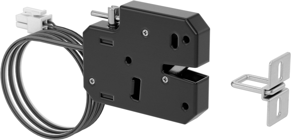 Elektronik Uzaktan Kumandalı Döner Mandal, Anahtarlı, Molex Mini-Fit Elektrik Bağlantısı — Molex, Molex Mini-Fit, Çelik, Elektrik