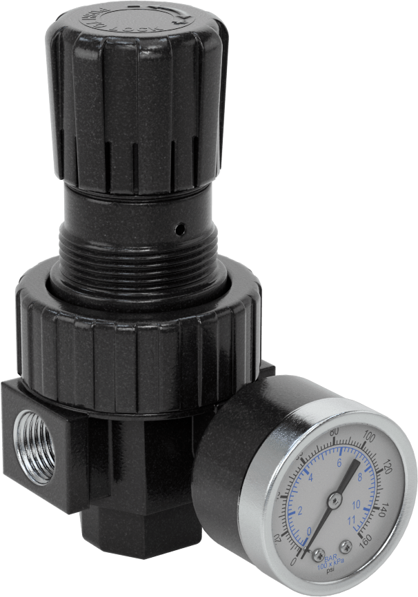 Parker Modüler Basınçlı Hava Regülatörü, Çinko Muhafazalı, 06R Serisi, 1/2 NPT Dişi, 0 ila 125 PSI — Evet, 1⁄2, NPT