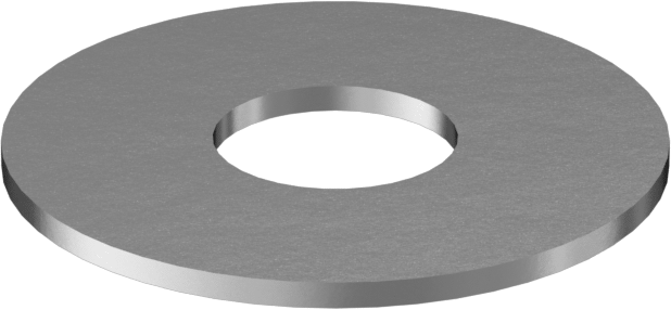 316 Paslanmaz Çelik ASME Pul, 0 Numaralı Vida Boyutu için, Geniş ASME Tanımı — 0.250", 316 Stainless Steel, Stainless Steel, Düz