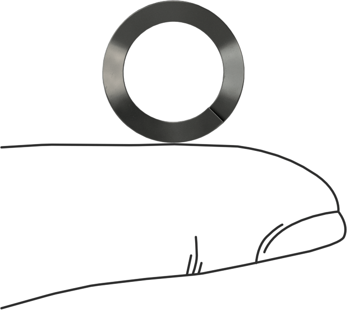 Bölünmüş Dalgalı Disk Yay, 11.280 mm İç Çap, 16 mm Dış Çap