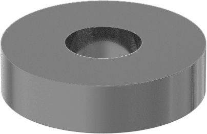 Düz Disk Yay, 3/16" Mil Çapı için, 0.203" İç Çap, 0.5" Dış Çap