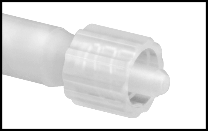 5.9" Uzunlukta Luer Lock Uçlu Nozul, İki Parçalı Kartuş için Bayonet Bağlantı