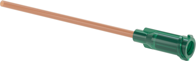 Luer Lock Bağlantılı Şırınga İğnesi, 2" Uzunlukta 14 G PTFE İğne