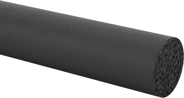 Çok Amaçlı Neopren Köpük Kordon, 1/8" Çap