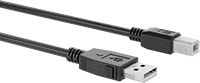 Kilitli USB Kablosu, A Fiş x B Fiş