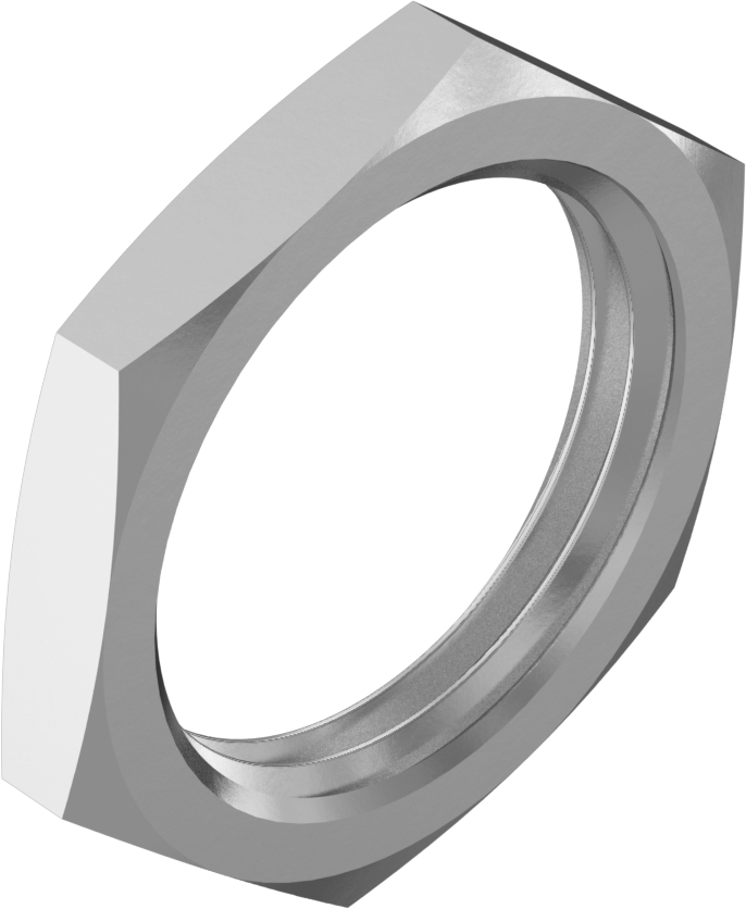 Metal Orta ve Kalın Cidarlı Çelik Kanal için PG-11 304 Paslanmaz Çelik Kilit Somunu — 304 Stainless Steel, Stainless Steel, Kilit Somunu, PG