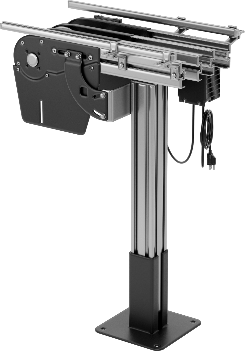 22-1/4" Genişlikte Tahrik Tertibatı, Sağ Taraf Motor, Modüler Mini Zincirli Konveyör için