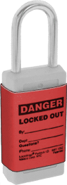 Shown on Padlock (Not Included)