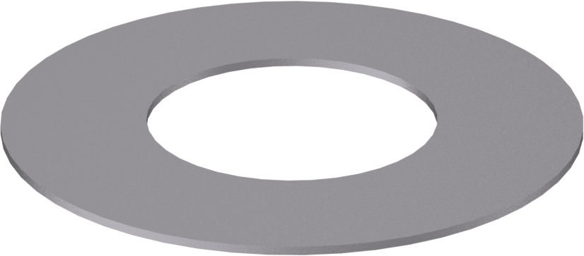 Büyük Boy Çelik Pul, M3 Vida Boyutu için, 3.0 mm İç Çap, 6.0 mm Dış Çap