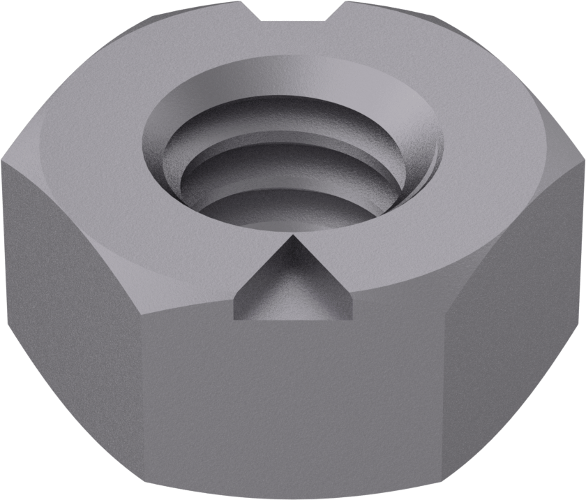 Top-Lock Deforme Edilmiş Dişli Kilit Somunu, Yüksek Mukavemetli C Sınıfı Çelik, 1/4"-20 Diş Boyutu