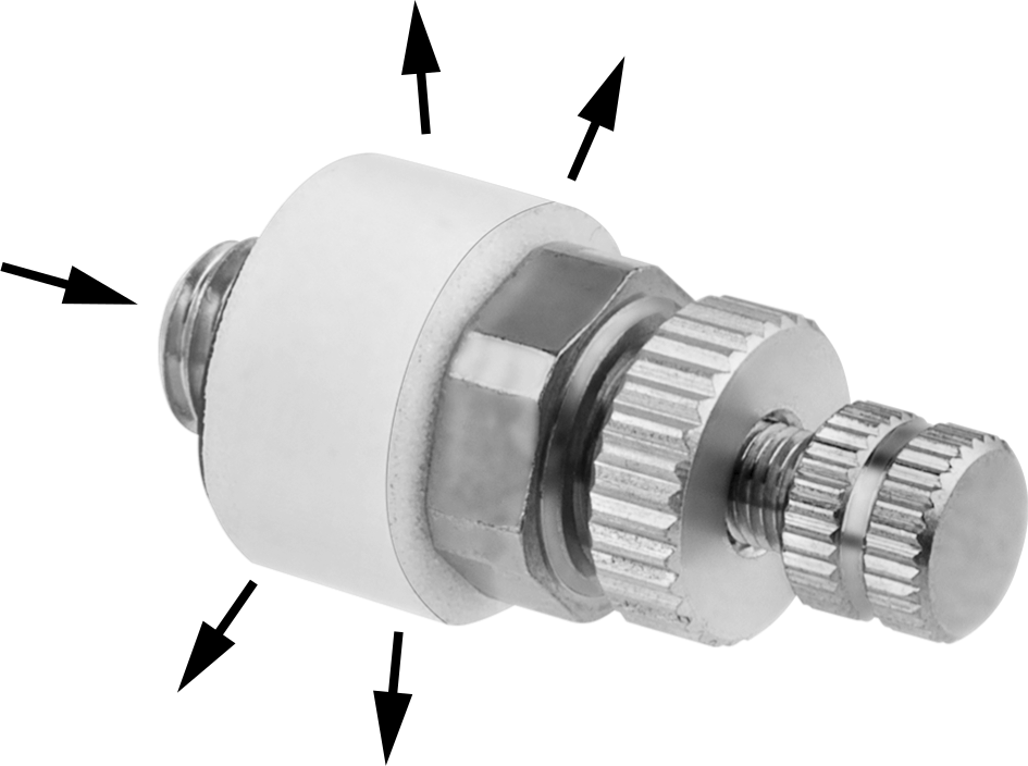 Thumb Screw Flow Adjustment