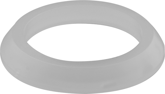 Kayma Eklemli Lavabo Tahliye Bağlantı Parçası Pul, Plastik Adaptör Pul, 1-1/4" x 1-1/2" Boru Dış Çapı için