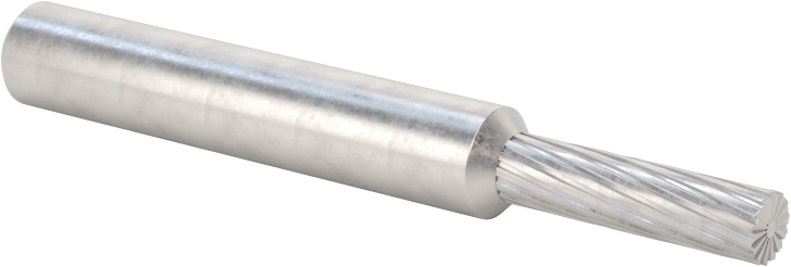 1/4" Çaplı Şaftlı Karbür Freze Ucu, Düz Kesici Silindir, Ticaret No. Sb-13, Tek Kesim — Silindir, 1⁄4", 5⁄32"