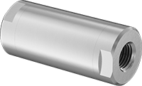Floroelastomer Pistonlu 316 Paslanmaz Çelik Çekvalf, Lastik Yaylı Pistonlu