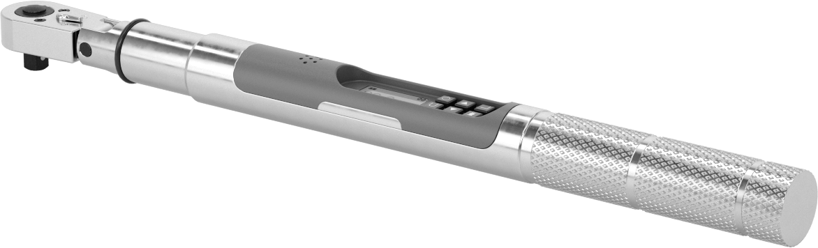 Tork ve Açı Ölçüm Anahtarı, Veri Kaydı, 1/4" Kare Tahrik, 11-5/8" Toplam Uzunluk
