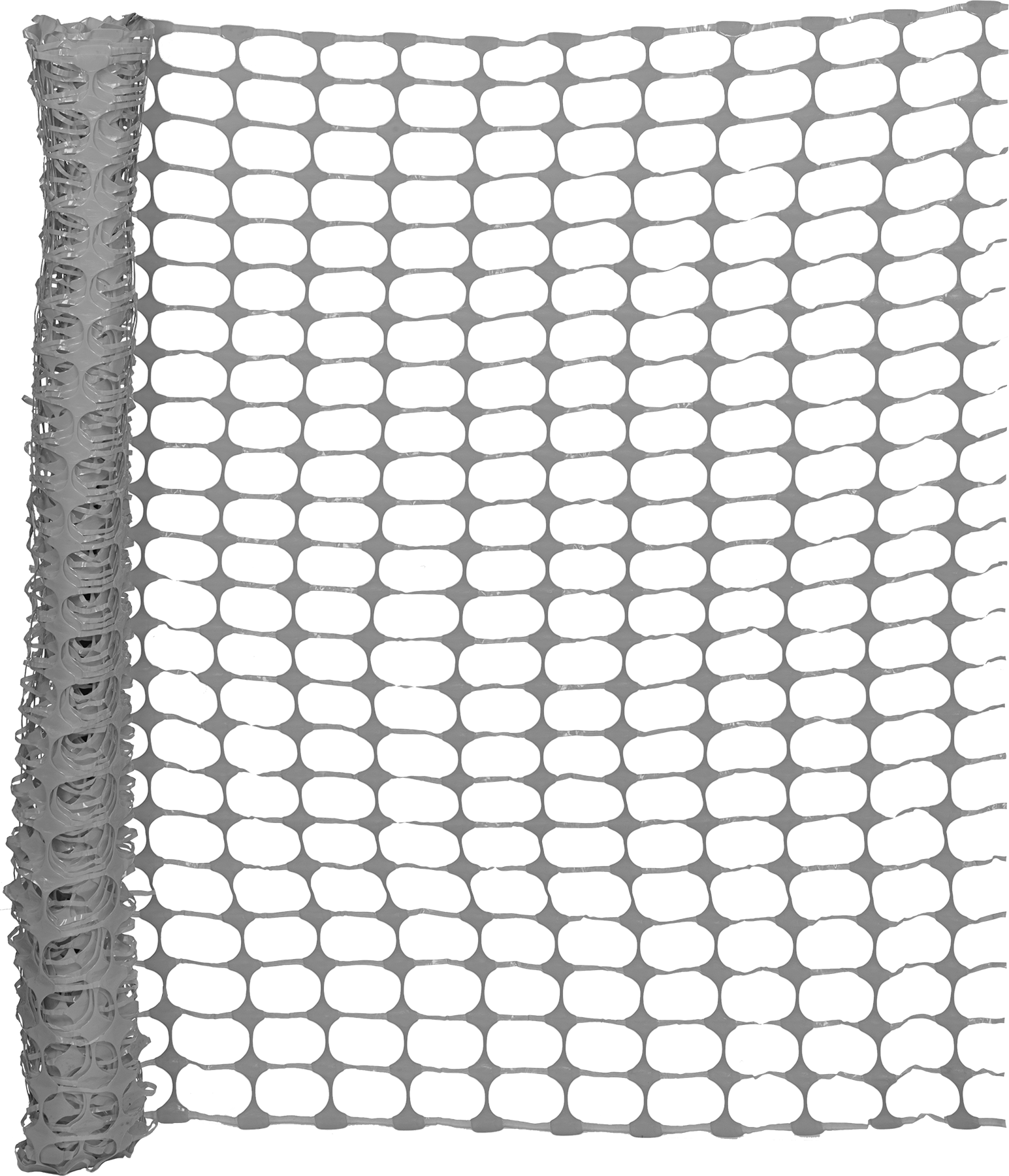 Plastik Çit, Oval Açıklık, 100 Fit Uzunluk — Oval, Plastic, Polyethylene, 100 ft.