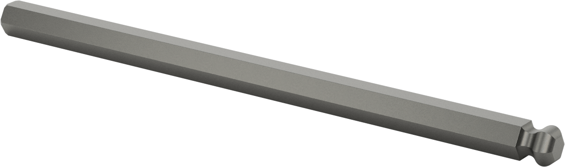 Bilyalı Uçlu Tornavida Mili, 9/16" Altıgen Ölçü, 11" Toplam Uzunluk — 9⁄16", Bilye, Mil