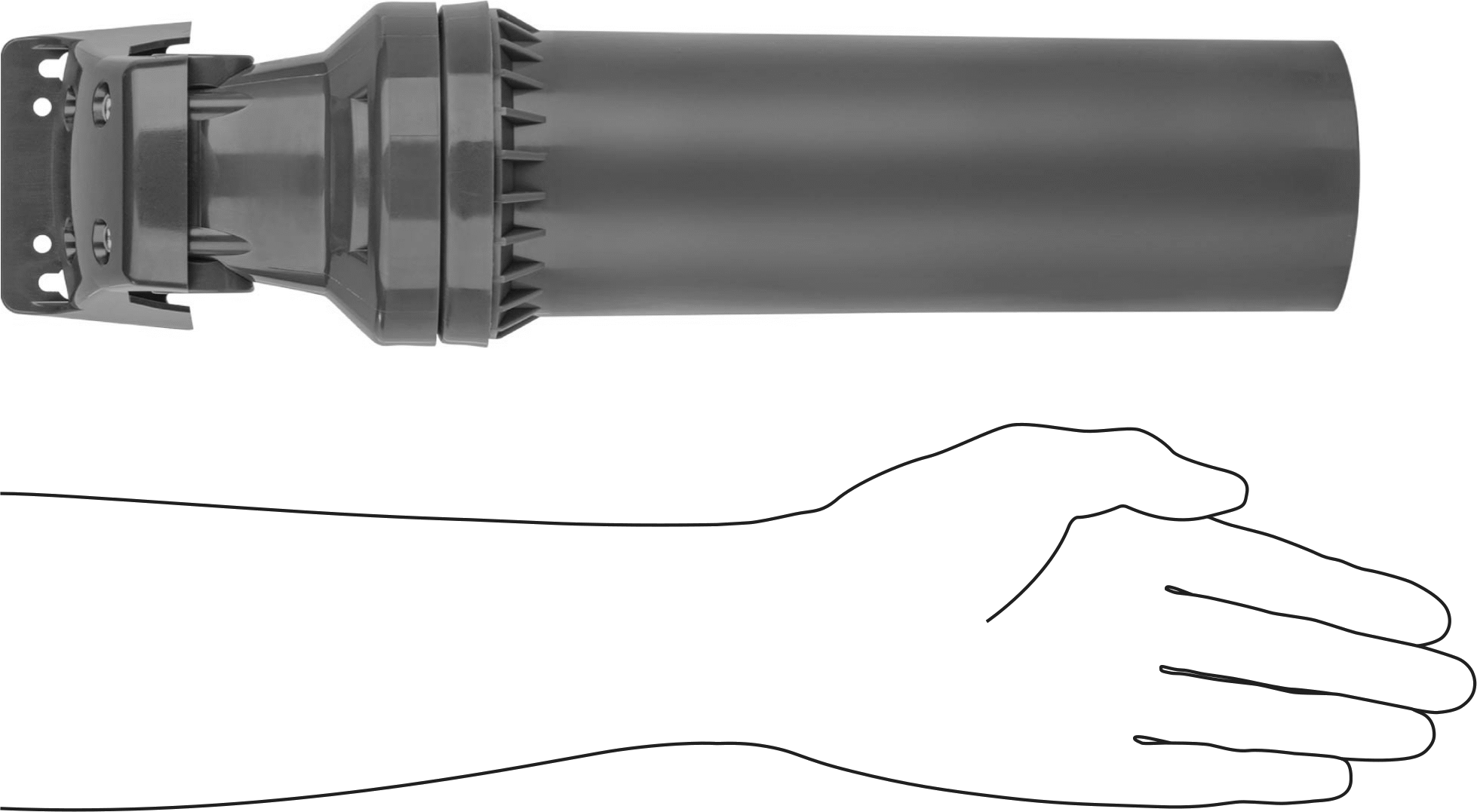 İçme Suyu için Plastik Filtre Muhafazası, Kartuşlu, 0.75 gpm, 3/8 NPT