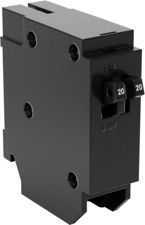 Square D Yük Merkezi Devre Kesici, Homeline Serisi, 1 adet Direk-Toggleli, Tandem Devre, 20A — 20 amp, 1, 120V AC, 240V AC