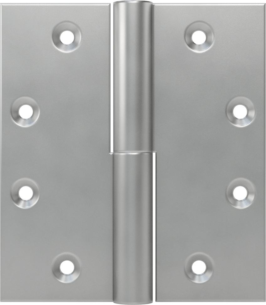 Kaldırmalı Giriş Kapısı Menteşesi, 304 Paslanmaz Çelik, 4-1/2" x 2" Kapı Kanadı, Sol Yan Kapı Montajı