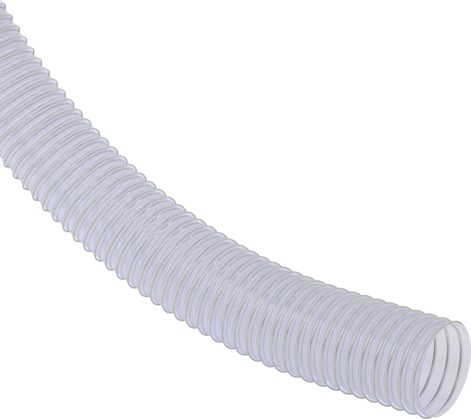 Kuru Gıda için Statik Elektrik Dağıtıcı Kanal Hortumu, 2" İç Çap, 2-5/16" Dış Çap