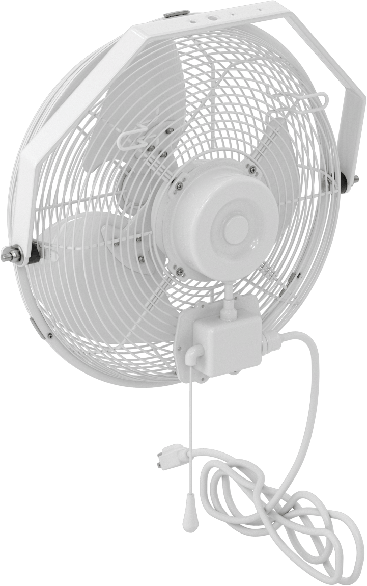 Premium Fan, Duvar Montajı, Salınım Yapmayan, 14" Bıçak Çapı, 1000 CFM